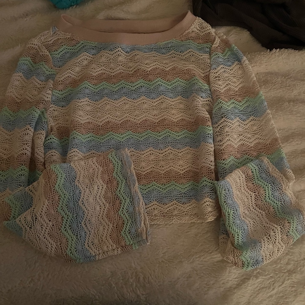 Beachy colorful sweater